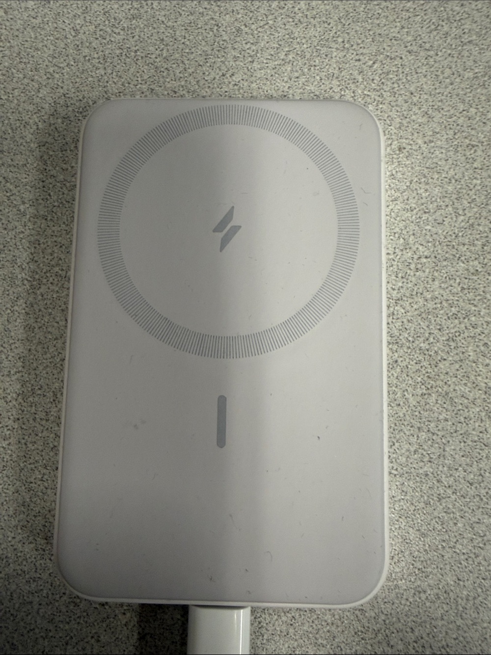Anker MagSafe-Style Wireless Power Bank Charger - Light Gray